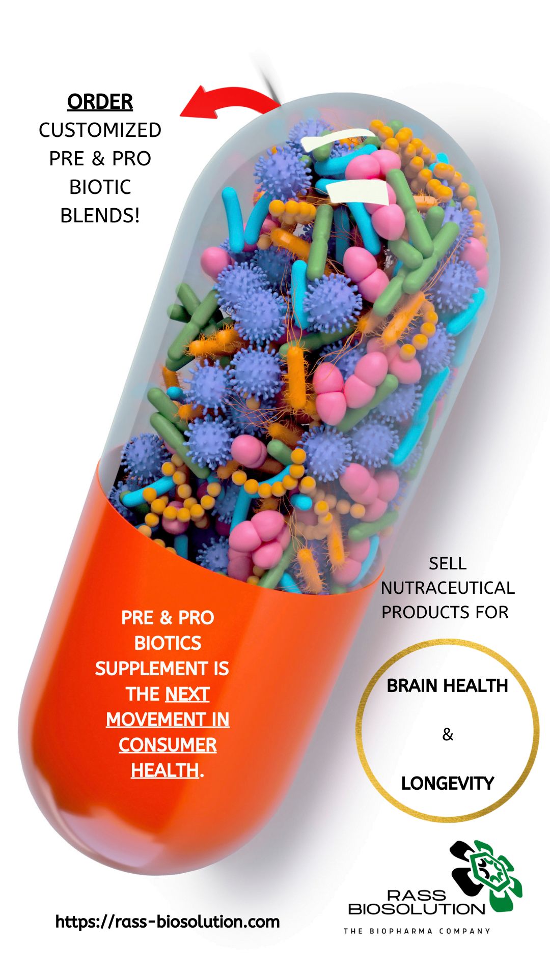 Order Pre & Pro Biotic Blends in CFU!